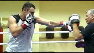 Vitali Klitschko vs Dereck Chisora  Klitschko training [upl. by Erland]