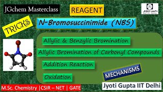 N  Bromosuccinimide NBS reagent application amp mechanism  Organic synthesis [upl. by Eita914]