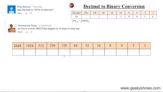 How to Convert Large Decimal to Binary in Easy Way Doubt Clear Hindi [upl. by Alleyne149]