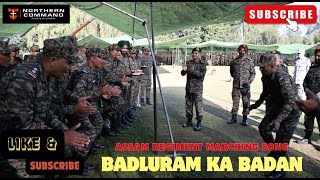 BADLURAM KA BADAN  ASSAM REGIMENT  INDIAN ARMY [upl. by Dutchman66]