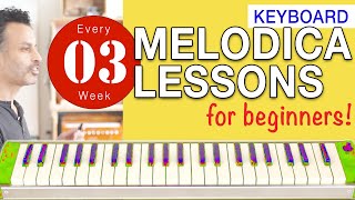 Melodica Lessons for Beginners 3 Keyboard [upl. by Zaller]