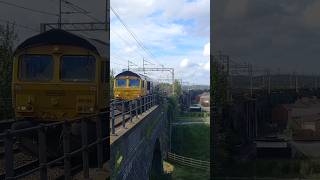 66784 Passing Runcorn with 2 tone 260724 [upl. by Suter]