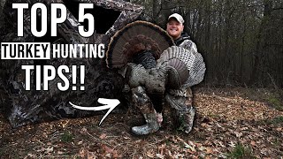 Top 5 Turkey Hunting Tips for Beginners [upl. by Gisela]