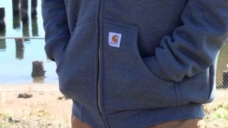 J149 Carhartt Thermal Lined Hooded ZipFront Sweatshirt  Getzscom [upl. by Rima275]