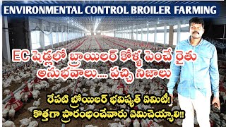 Broiler farming in Environment Control Sheds  Farmer Experience  Complete Guide [upl. by Dorreg]