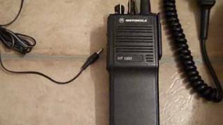 Motorola HT1000 450512 UHF TwoWay Radio Package [upl. by Iruam289]