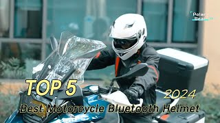 TOP 5 Best Motorcycle Bluetooth Helmet 2024 [upl. by Yrffoeg]