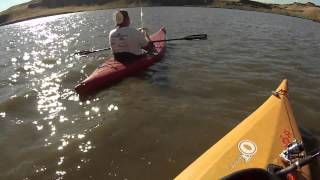 Kayak catfishing Palouse River WA GoPro [upl. by Eeresid478]