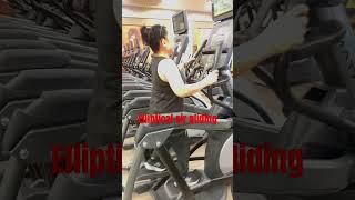 Gliding at the elliptical bike sports exercise elliptical shorts [upl. by Antipus]