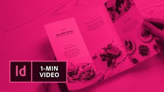 Comment créer une brochure dans InDesign I Adobe France [upl. by Enyaw]