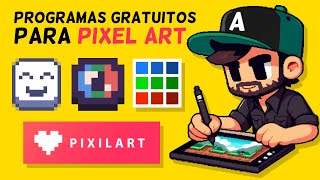 👍 Programas GRATIS para Hacer PIXEL ART Crear ANIMAR SPRITES para VIDEOJUEGOS [upl. by Nevyar]