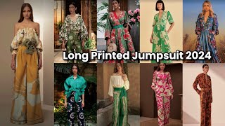 Long Printed Jumpsuit 2024  Summer Outfit Collection For Girl  Jumpsuit Amazon Haul Ready4Style [upl. by Laenahtan]