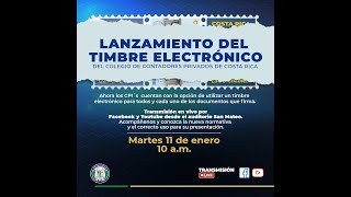 Lanzamiento del Timbre Electrónico del CCPCR [upl. by Aicnorev]