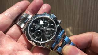 ROLEX DAYTONA 116520 black 尾期 [upl. by Jamnes]