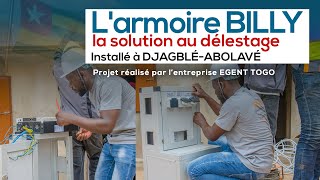 Larmoire BILLY  La solution au délestage  installée à DJAGBLEABOLAVE [upl. by Ramirol447]