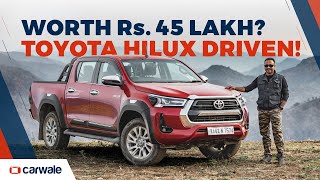 Toyota Hilux First Drive Review  Luxury Practicality Exclusivity Combined  CarWale [upl. by Pessa699]