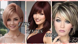 CORTES Y TINTES DE CABELLO LOS TIPS MÁS NUEVOS 2024 [upl. by Ahsillek]