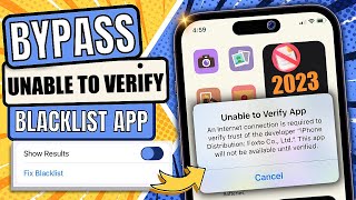 UnRevoke with Blacklist App on iOS  Unable To Verify Fix [upl. by Ahsined]