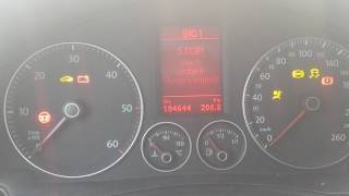 VW Golf V 20 TDI Cold Start 185 [upl. by Annadroj]