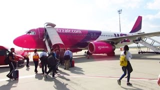 TRIP REPORT  WIZZAIR A320  First Flight Budapest to Bucharest  Full Experience Full HD [upl. by Eidnil]