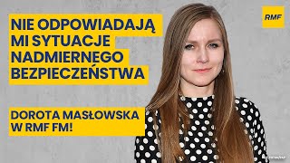 quotOwijałam w bawełnę już dostatecznie długoquot  DOROTA MASŁOWSKA W RMF FM  Studio 960 [upl. by Leuqim]