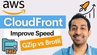 Web Content Compressoin with AWS CloudFront  Brotli vs GZip [upl. by Ahsemrak657]