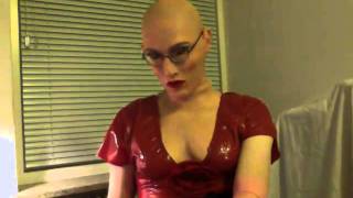 Silicone Madonna with latex dress 2mov [upl. by Dempsey181]