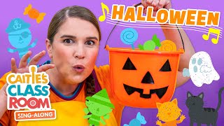 Halloween  Caities Classroom SingAlong  Learn Fun Halloween Kid Songs [upl. by Elyag]