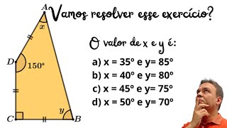 Venha resolver comigo  Construção Auxiliar  Geometria profdarlao [upl. by Inalej]