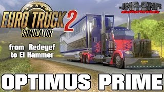 ETS 2 patch 114  Redeyef to El Hammer in Optimus Prime [upl. by Magel]