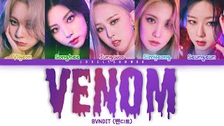 BVNDIT 밴디트 – VENOM Lyrics Color Coded HanRomEng [upl. by Carlota991]