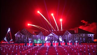 2023 Christmas Light and Firework Show  4K [upl. by Lemkul]