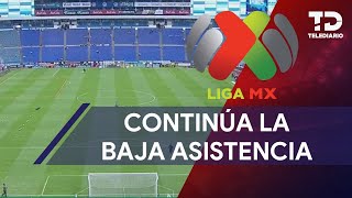 Liga MX continúa con baja asistencia a los estadios la mayoría lucen vacíos [upl. by Goodkin913]