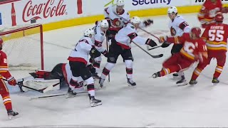 Matthew Tkachuk Spears His Brother Below The Belt [upl. by Faustine]