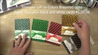 New Stampin Up mini Haul  20152016 Product Review [upl. by Ahsiema]