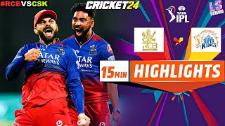 IPL 2024 Match 1 Highlights  CSK Beats RCB In The IPL Opener [upl. by Norahs326]