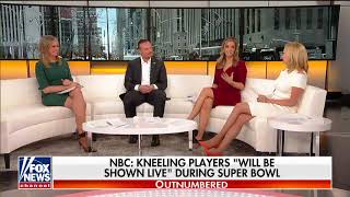 Bongino on NBC Showing Super Bowl Anthem Kneelers [upl. by Nnylarat]