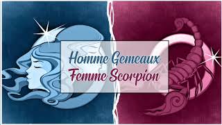 Homme Gémeaux ♊ Femme Scorpion ♏  Compatibilité Amoureuse Astrologique [upl. by Calmas]