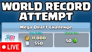 GOING FOR 81 MEGA DRAFT CHALLENGES IN A ROW WORLD RECORD [upl. by Anderea723]