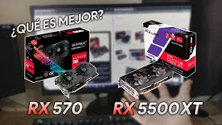 RX 570 vs RX 5500 XT ¿Que es mejor [upl. by Aceissej61]