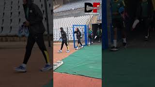 Bafana Bafana players at Dobsonville Stadium ahead of training DiskiFans [upl. by Merril]