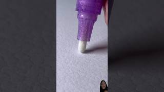 Violet Marker 💜 satisfying glitter purple shorts shortsvideo shortsvideo colors [upl. by Eninaej]