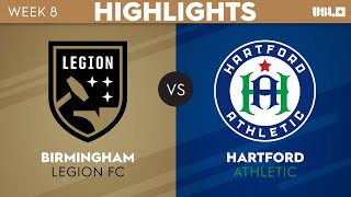 HIGHLIGHTS Legion FC at Hartford Athletic  32324 [upl. by Leno152]