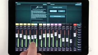 X AIR How To Setup Channel Names amp Fader Layout iPad version 142 and older [upl. by Nnairol640]