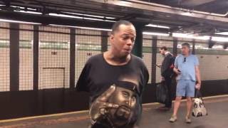 Subway Performer Mike Yung  Unchained Melody 23rd Street Viral Sensation [upl. by Arraes]