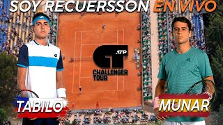 Alejandro Tabilo vs Jaume Munar Reaccionando en vivo final ATP Challenger Aix en Provence [upl. by Wilmott399]