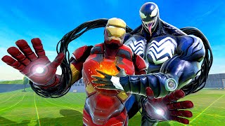 Fighting IRON MAN as Venom  Bonelab VR Mods [upl. by Rentschler41]