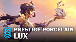 Prestige Porcelain Lux Skin Spotlight  League of Legends [upl. by Oruasi]