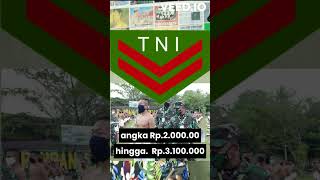 TERNYATA SEGINI GAJI JEBOLAN TAMTAMA TNI AD TNI TENTARA GAJI [upl. by Nylde]