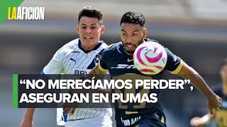 Pumas desaprovecha su localía y cae ante Monterrey en CU [upl. by Hsihsa950]